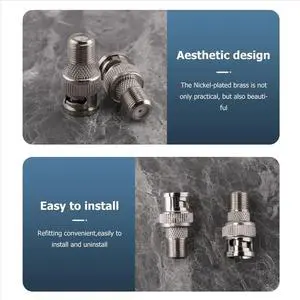 10pcs BNC Male Plug to F Female Jack Adapter Coax Connector Coupler CCTV Camera 10pcs BNC Male Plug to F Female Jack Adapter Coax Connector Coupler CCTV Camera
