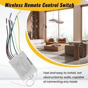 4 Way Light Lamp Digital Remote Control Switch ON/OFF 220V 4 Way Light Lamp Digital Remote Control Switch ON/OFF 220V