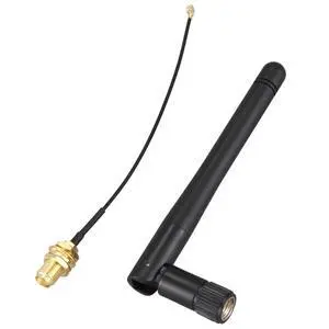 5X 433Mhz Antenna 3Dbi GSM RP-SMA Plug Rubber Waterproof Lorawan Antenna + IPX To SMA Small Cable Extension 5X 433Mhz Antenna 3Dbi GSM RP-SMA Plug Rubber Waterproof Lorawan Antenna + IPX To SMA Small Cable Extension