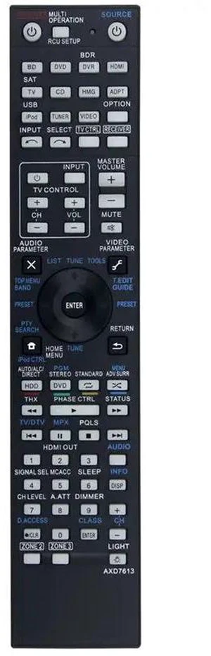 AXD7613 Enhanced Remote Control For Pioneer Audio Systems SC-LX75, VSX-LX55, SC-09TX, Includes AXD7612, AXD7616 Comp AXD7613 Enhanced Remote Control For Pioneer Audio Systems SC-LX75, VSX-LX55, SC-09TX, Includes AXD7612, AXD7616 Comp