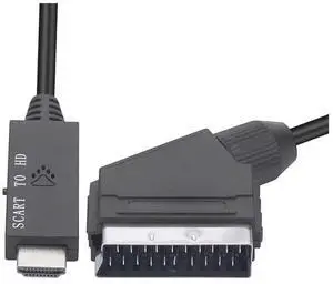 1080P Scart To -Compatible Adapter Scart Male To HD Female Audio Video Converter Adapter For HDTV/DVD/PC 1M 1080P Scart To -Compatible Adapter Scart Male To HD Female Audio Video Converter Adapter For HDTV/DVD/PC 1M