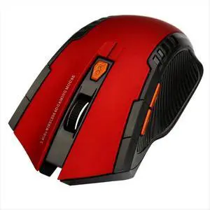 Mouse 2.4GHz Optical Mice with USB Receiver Gamer 1600DPI Mouse for Computer Laptop Accessories Red Mouse 2.4GHz Optical Mice with USB Receiver Gamer 1600DPI Mouse for Computer Laptop Accessories Red