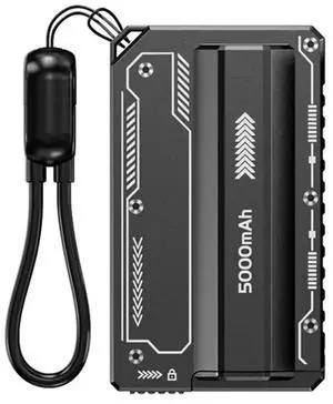 Mecha-Style Removable Battery, Super Fast Charging 5000Mah Power Bank, Compact And Power Bank Casing. Mecha-Style Removable Battery, Super Fast Charging 5000Mah Power Bank, Compact And Power Bank Casing.