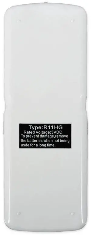 Air Conditioning Remote Control Replacement for R11HG-E R11HG/E Air Conditioning Remote Control Replacement for R11HG-E R11HG/E