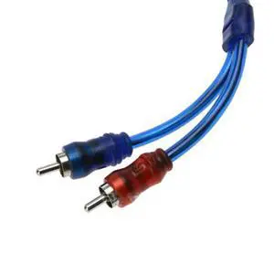 2Pcs 5M 2 Rca To 2 Rca Plug Car Stereo Audio Copper Cable System Amplifier Braided 2Pcs 5M 2 Rca To 2 Rca Plug Car Stereo Audio Copper Cable System Amplifier Braided