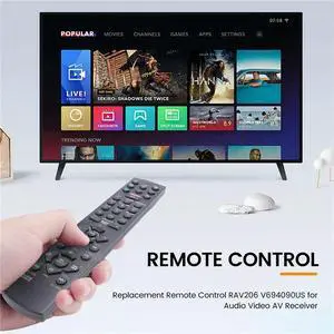 Replacement Remote Control RAV206 V694090US For Yamaha Audio Video AV Receiver Replacement Remote Control RAV206 V694090US For Yamaha Audio Video AV Receiver
