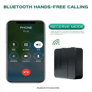 2 in 1 Bluetooth 5.0 Transmitter Receiver Low Latency Audio Adapter for TV Smartphones Laptops Headsets 2 in 1 Bluetooth 5.0 Transmitter Receiver Low Latency Audio Adapter for TV Smartphones Laptops Headsets