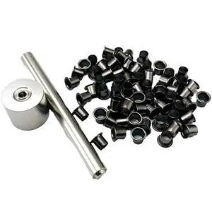 100Pcs K-Sheath Eyelet Rivets Installation Fix Tools Replacement 7.5MM Kydex Sheath Scabbards Eyelets Buckle Nail Pin 100Pcs K-Sheath Eyelet Rivets Installation Fix Tools Replacement 7.5MM Kydex Sheath Scabbards Eyelets Buckle Nail Pin