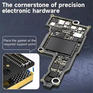 Explosion-Proof Gasket for Phone Motherboard Layer Repair Pillar Prevent Tin Ball Burst & PCB Damage in Reballing 0.08mm Explosion-Proof Gasket for Phone Motherboard Layer Repair Pillar Prevent Tin Ball Burst & PCB Damage in Reballing 0.08mm