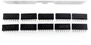 74HC Series IC Assortment 50Pcs 10 Types DIP Integrated Circuit Chips Kit for Electronics Experiment STEM Education 74HC Series IC Assortment 50Pcs 10 Types DIP Integrated Circuit Chips Kit for Electronics Experiment STEM Education