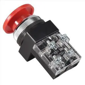 Red Green AC 250V 6A DPST Momentary Mushroom Head Push Button Switch Red Green AC 250V 6A DPST Momentary Mushroom Head Push Button Switch