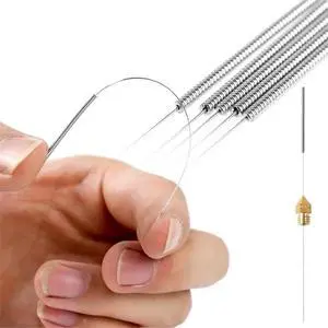 33PCS 3D Printer Extruder Nozzles Stainless Steel 0.4mm MK8 Nozzles Cleaning Needles with Wrenches Tweezers 33PCS 3D Printer Extruder Nozzles Stainless Steel 0.4mm MK8 Nozzles Cleaning Needles with Wrenches Tweezers