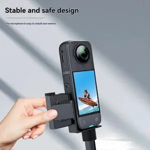Cold Shoe Mount for X5 for Mic Mini Audio Accessories for Action Cameras Enhances Audio Capture Cold Shoe Mount for X5 for Mic Mini Audio Accessories for Action Cameras Enhances Audio Capture