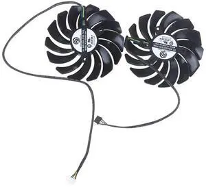 Video Card Fan for 3070 3060 3060Ti VENTUS 2X OC 95mm PLD10010S12HH GPU Cooling Fan Replacement Video Card Fan for 3070 3060 3060Ti VENTUS 2X OC 95mm PLD10010S12HH GPU Cooling Fan Replacement