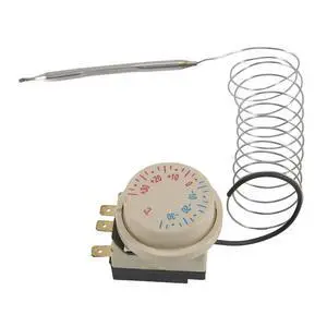 Freezer -30~+30 AC 250V 16A AC380V Temperature Capillary Thermostat Freezer -30~+30 AC 250V 16A AC380V Temperature Capillary Thermostat