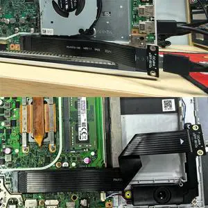 M.2 NVMe PCIE 4.0 to Oculink SFF-8611 SFF-8612 Female Adapter Cable Laptop External Graphics Card Extension Cable M.2 NVMe PCIE 4.0 to Oculink SFF-8611 SFF-8612 Female Adapter Cable Laptop External Graphics Card Extension Cable