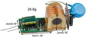 High Voltage Drive Module 7.4v Boost 15kv Pulse Arc Boost Coil Board High Voltage Package Drive Board High Voltage Drive Module 7.4v Boost 15kv Pulse Arc Boost Coil Board High Voltage Package Drive Board