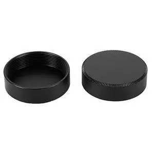 6Pcs Metal C Mount Rear Lens Cover Cap For CCTV (Black) 6Pcs Metal C Mount Rear Lens Cover Cap For CCTV (Black)