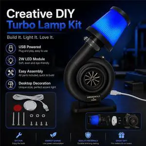 For 3D Printer Multi-Color Creatives Turbo Lamp DIY Assembly and Soft & Even Creatives Lighting DIY for 3D Printer Part For 3D Printer Multi-Color Creatives Turbo Lamp DIY Assembly and Soft & Even Creatives Lighting DIY for 3D Printer Part
