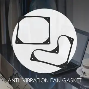 10Pcs 140mm Anti-Vibration Silicon Fan Gasket Noise Reducing Gasket Pad for PC Computer Case Fan 10Pcs 140mm Anti-Vibration Silicon Fan Gasket Noise Reducing Gasket Pad for PC Computer Case Fan