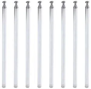 8Pcs 96Cm Length 7 Section Telescoping Stainless Steel AM FM Radio TV Antenna 8Pcs 96Cm Length 7 Section Telescoping Stainless Steel AM FM Radio TV Antenna