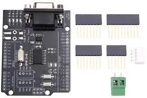 MCP2515 CAN Bus Shield Board Module SUB-D Connector Standard UART IIC SPI LED Indicator Controller CAN 4.8-5.2V MCP2515 CAN Bus Shield Board Module SUB-D Connector Standard UART IIC SPI LED Indicator Controller CAN 4.8-5.2V