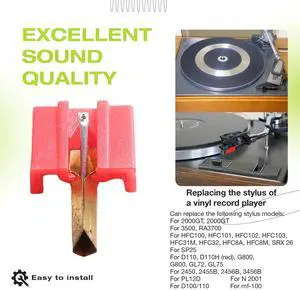 Turntable Stylus Replace For Tenorel N2001 D For Pioneer PL-12D For Goldring D100 110 Gramophone Turntable Stylus Kit Turntable Stylus Replace For Tenorel N2001 D For Pioneer PL-12D For Goldring D100 110 Gramophone Turntable Stylus Kit