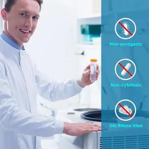 Conical Centrifuge Tubes 50ML, 25Pcs Polypropylene Test Tubes, Leak-Proof Screw Caps, Plastic Container with Graduated Conical Centrifuge Tubes 50ML, 25Pcs Polypropylene Test Tubes, Leak-Proof Screw Caps, Plastic Container with Graduated