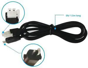 Adjustable Bed Base Input Power Cord Cable Prong Replacement Switching Power Supply Transformer Cable Adjustable Bed Base Input Power Cord Cable Prong Replacement Switching Power Supply Transformer Cable