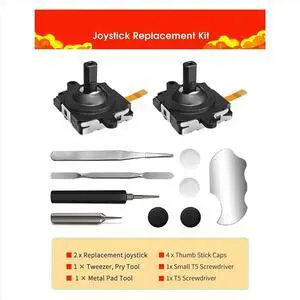 11 in 1 VR Joystick Replacement Kit for Controller VR Handle Repair Kit with Thumbstick Grips for 11 in 1 VR Joystick Replacement Kit for Controller VR Handle Repair Kit with Thumbstick Grips for