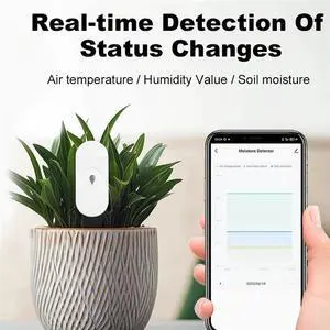 Zigbee Soil Moisture Sensor Garden Temperature Humidity Tester Automation Irrigation Detector For Home Assistant Z2M-AAAE Zigbee Soil Moisture Sensor Garden Temperature Humidity Tester Automation Irrigation Detector For Home Assistant Z2M-AAAE