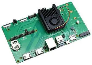 For CM5 Heatsink Cooler Alumium for RPi CM4 Dedicated Heatsink with PWM Temperature-Controlled Fan For CM5 Heatsink Cooler Alumium for RPi CM4 Dedicated Heatsink with PWM Temperature-Controlled Fan