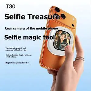 Mini Mobile Phone Rear Camera Selfie Video Camera Magnetic Phone Screen Projector for Vlog Live Selfie Screen Mini Mobile Phone Rear Camera Selfie Video Camera Magnetic Phone Screen Projector for Vlog Live Selfie Screen