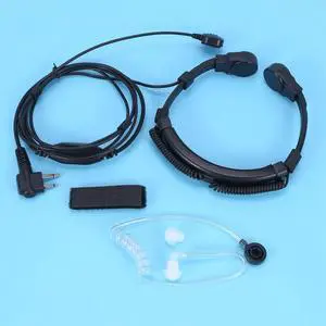 Throat Mic Min Covert Acoustic Tube Earpiece Headset for Two Way Radio Throat Mic Min Covert Acoustic Tube Earpiece Headset for Two Way Radio
