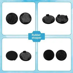 Replacement Rubber Feet for Laptop Models 3, 4 - Bottom Case Foot Pad Black Replacement Rubber Feet for Laptop Models 3, 4 - Bottom Case Foot Pad Black