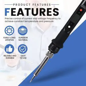 80W Digital Soldering Iron Kit LCD Display Adjustable Welding Solder Tin With Iron Tips Repair Tools US PLUG 80W Digital Soldering Iron Kit LCD Display Adjustable Welding Solder Tin With Iron Tips Repair Tools US PLUG