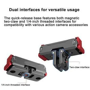 Camera Magnetic Quick Release Adapter Mount for Action 6, Action 6 Accessories, Fast Swap Tripod Connector Camera Magnetic Quick Release Adapter Mount for Action 6, Action 6 Accessories, Fast Swap Tripod Connector
