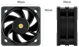 TL-B4020 40mm PWM Mini Case Cooling Fan Double Ball Bearing 5500RPM Computer CPU GPU Cool Fans for Small Form Factor PC TL-B4020 40mm PWM Mini Case Cooling Fan Double Ball Bearing 5500RPM Computer CPU GPU Cool Fans for Small Form Factor PC