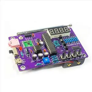 FM Radio Assembly Kit Nixie Tube Display Teaching Training DIY Production of Monolithic Welding Parts FM Radio Assembly Kit Nixie Tube Display Teaching Training DIY Production of Monolithic Welding Parts