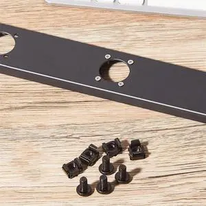 4-Hole 1U Audio Rack Panel XLR Patch Panel Punched Recording Studio Rack Accessories for Enclosure 4-Hole 1U Audio Rack Panel XLR Patch Panel Punched Recording Studio Rack Accessories for Enclosure