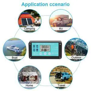 MPPT Solar Charge Controller Multiple Protection Solar Solar QC3.0 Controller with LCD Screen(20A) MPPT Solar Charge Controller Multiple Protection Solar Solar QC3.0 Controller with LCD Screen(20A)