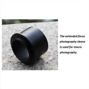 2 Inch M48 Telescope Adapter T Ring and M48 D/SLR Camera Mount Astronomical Photography Sleeve(B) 2 Inch M48 Telescope Adapter T Ring and M48 D/SLR Camera Mount Astronomical Photography Sleeve(B)