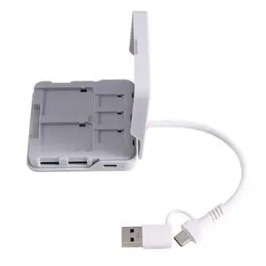 2 in 1 Multifunctional Memory Card Case Reader Storage Box with USB/Type-C Cable for SD/TF Card Storage Manager 2 in 1 Multifunctional Memory Card Case Reader Storage Box with USB/Type-C Cable for SD/TF Card Storage Manager