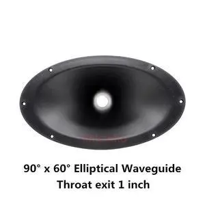 1PC DJ Speaker Tweeter Horn 1" Throat Oval Waveguide 90° x 60° For IMPACT-X15 Professional Audio HiFi Home Theater Car Piezo 1PC DJ Speaker Tweeter Horn 1" Throat Oval Waveguide 90° x 60° For IMPACT-X15 Professional Audio HiFi Home Theater Car Piezo