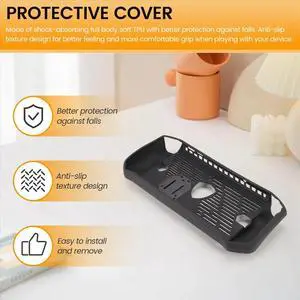 Case for Claw Handheld Console Soft TPU Protective Shell Shockproof Back Cover with Kickstand Game Accessories Case for Claw Handheld Console Soft TPU Protective Shell Shockproof Back Cover with Kickstand Game Accessories