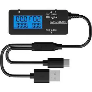 IDUD Capacity Tester Variable Backlight USB Tester Voltmeter Amp Power Internal Resistance Level Indicator IDUD Capacity Tester Variable Backlight USB Tester Voltmeter Amp Power Internal Resistance Level Indicator