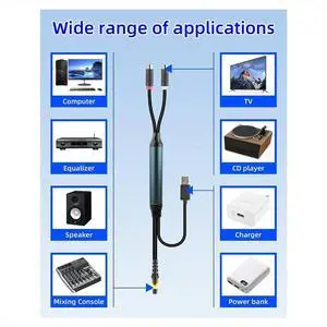 Digital Fiber to Female Cable with USB Power Cable for TV, Set-Top Box, DVD Blu-Ray and Other Equipment Digital Fiber to Female Cable with USB Power Cable for TV, Set-Top Box, DVD Blu-Ray and Other Equipment