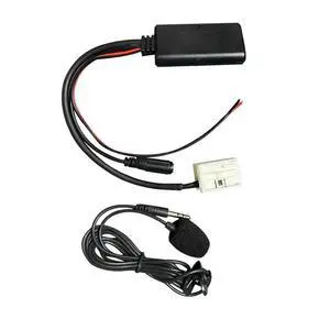 Car Audio Bluetooth 5.0 Receiver Aux Adapter Radio Module Bluetooth Aux Cable with Microphone for C2 C5 Car Audio Bluetooth 5.0 Receiver Aux Adapter Radio Module Bluetooth Aux Cable with Microphone for C2 C5