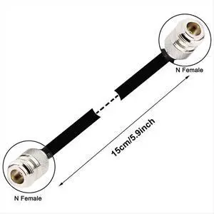 2PCS Door/Window Pass Through Flat Coaxial Cable 50 Ohm SO239 UHF Female to UHF Female Pigtail Cable 2PCS Door/Window Pass Through Flat Coaxial Cable 50 Ohm SO239 UHF Female to UHF Female Pigtail Cable