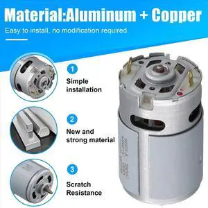 High-Speed 550 DC Motor 21V 21000RPM - Powerful Mini Motor for DIY Enthusiasts, Ideal for Various Applications High-Speed 550 DC Motor 21V 21000RPM - Powerful Mini Motor for DIY Enthusiasts, Ideal for Various Applications